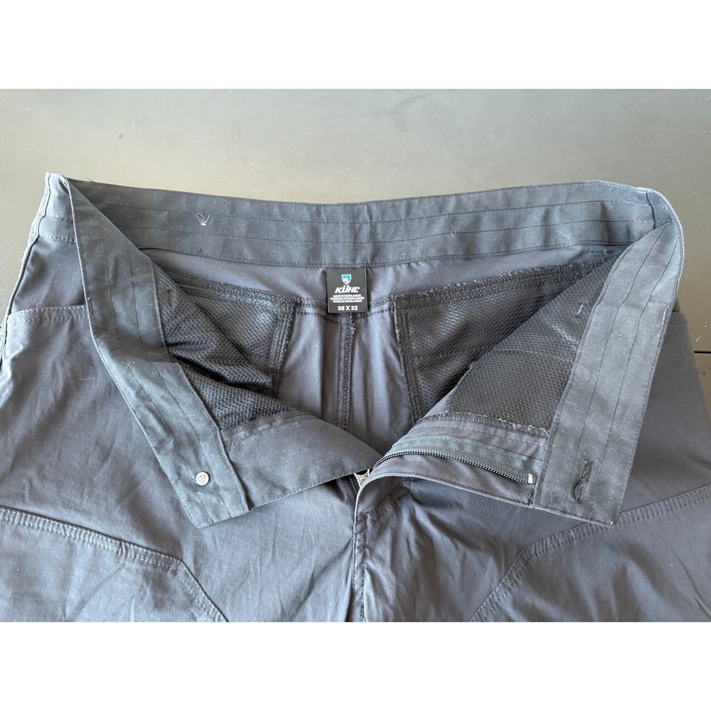 Kuhl Mens 38x32 Free Ryde Hiking Pants Charcoal Gray Outdoor Technical Trousers - Picture 3 of 15